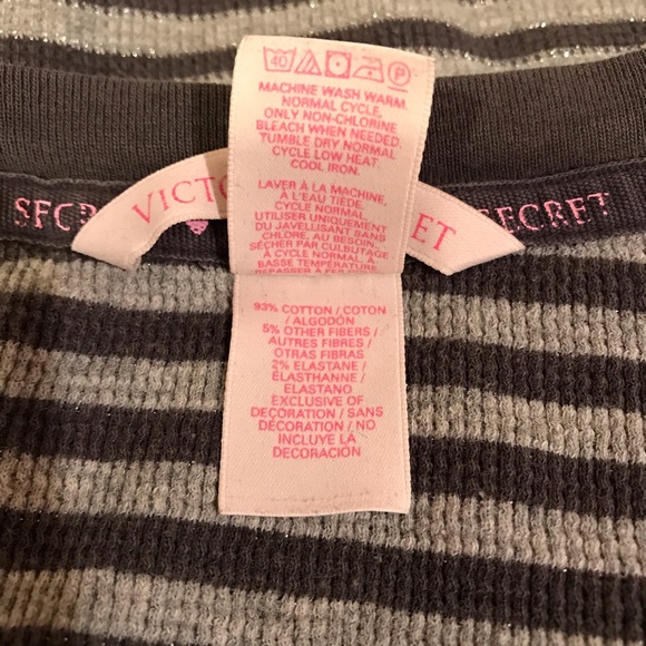 Victoria’s Secret Striped Pajama Top Long Jane - Picture 13 of 14